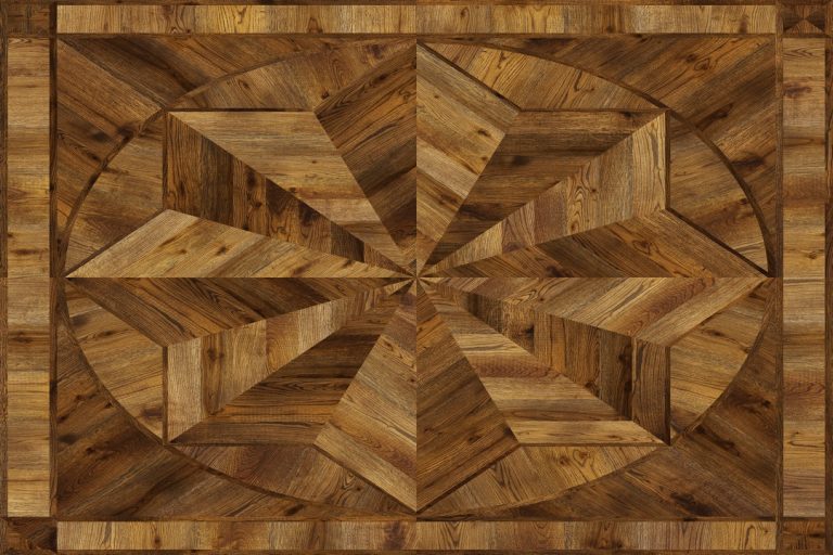 pièce de marqueterie en bois